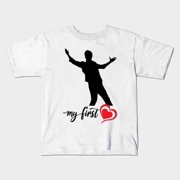 Famous Shahrukh Khan pose Kids T-Shirt by Swag Like Desi